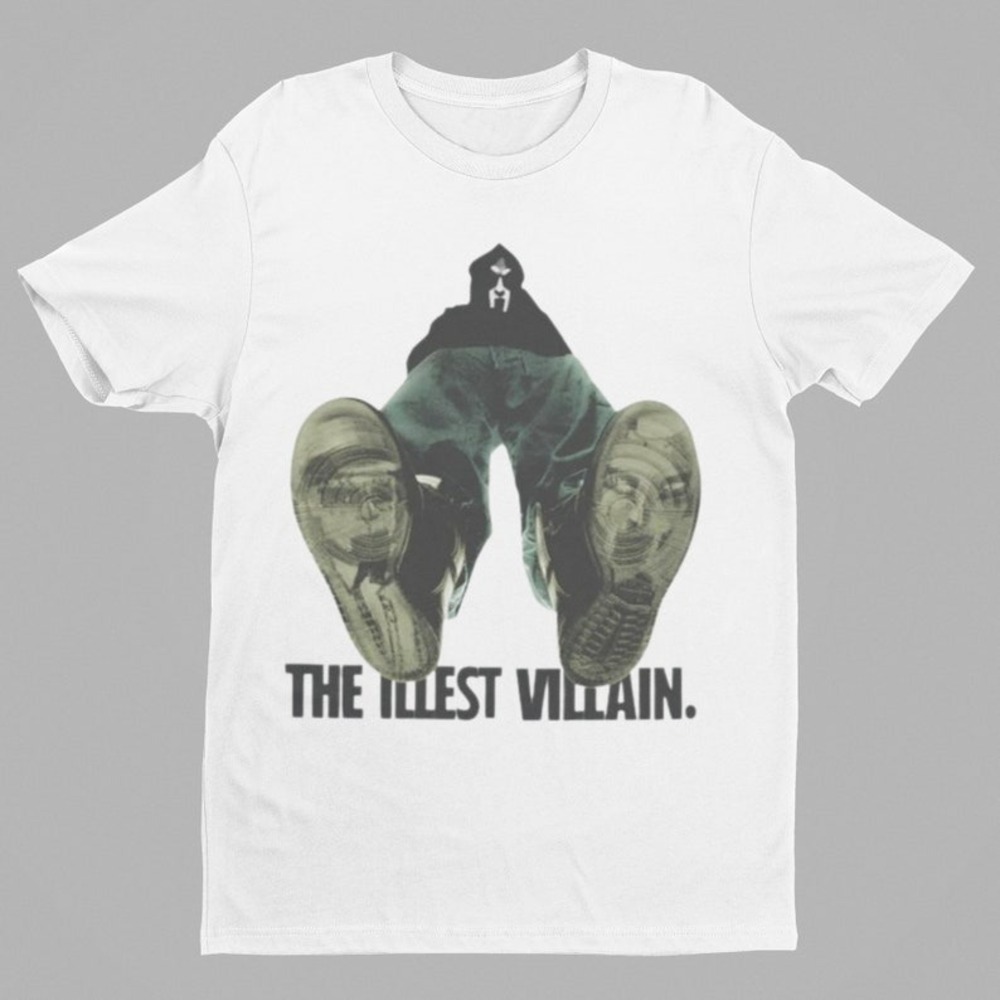 The ILLEST VILLAIN Rap Tee White Shirt
